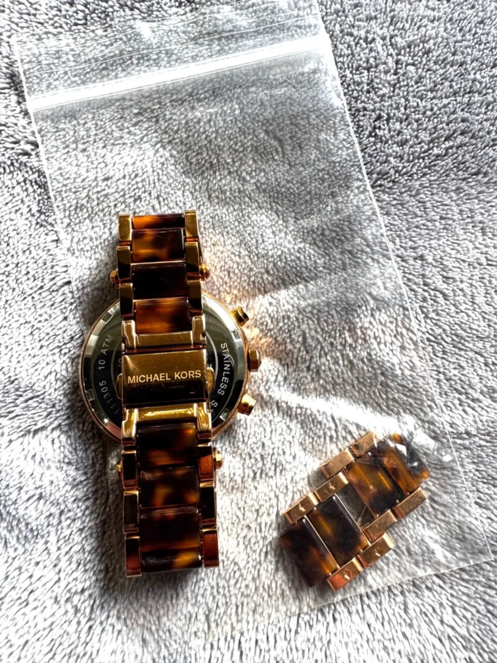 Michael Kors Rose Gold Watch with Tortoise shell